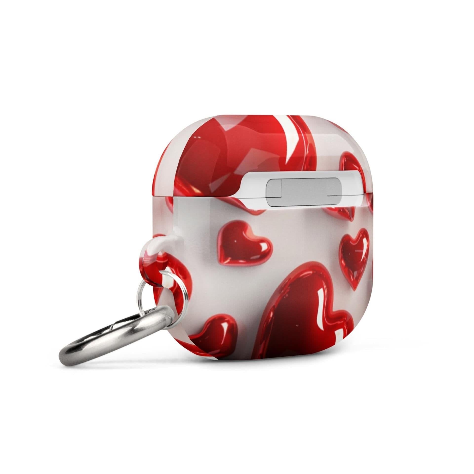 image-Red Hearts Case for AirPods