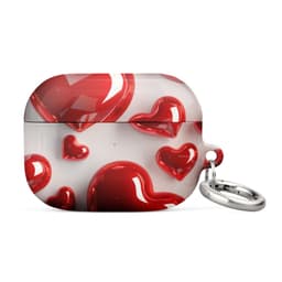 image-Red Hearts Case for AirPods