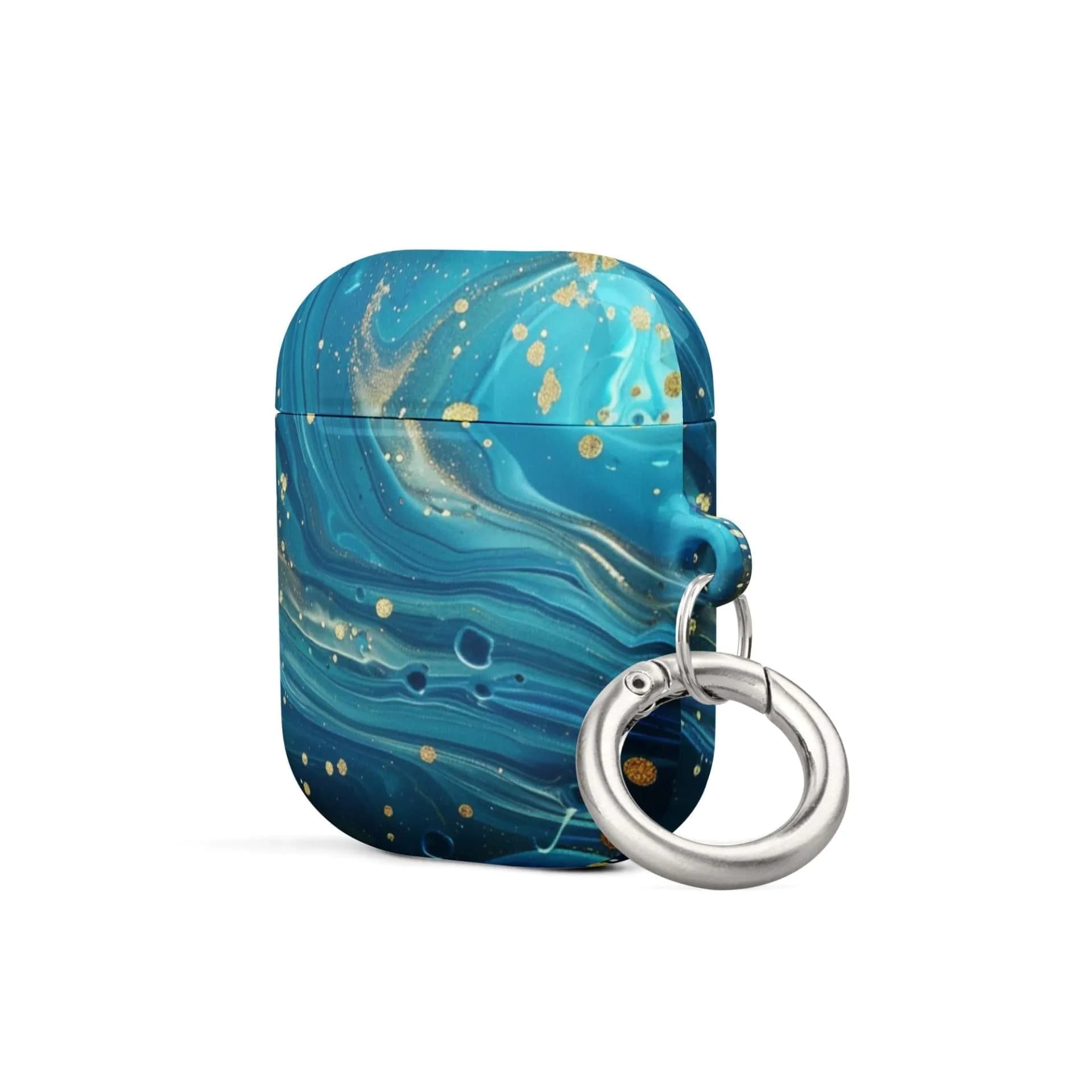 image-Turquoise Swirl Case for AirPods
