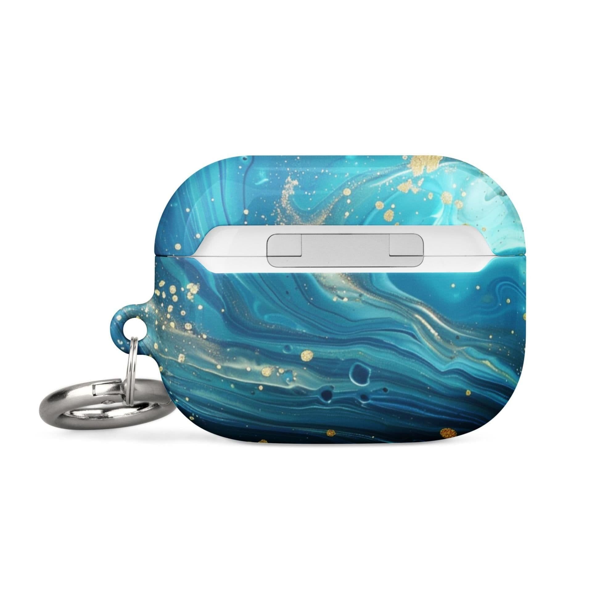 image-Turquoise Swirl Case for AirPods