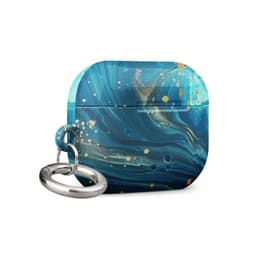 image-Turquoise Swirl Case for AirPods