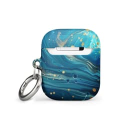 image-Turquoise Swirl Case for AirPods