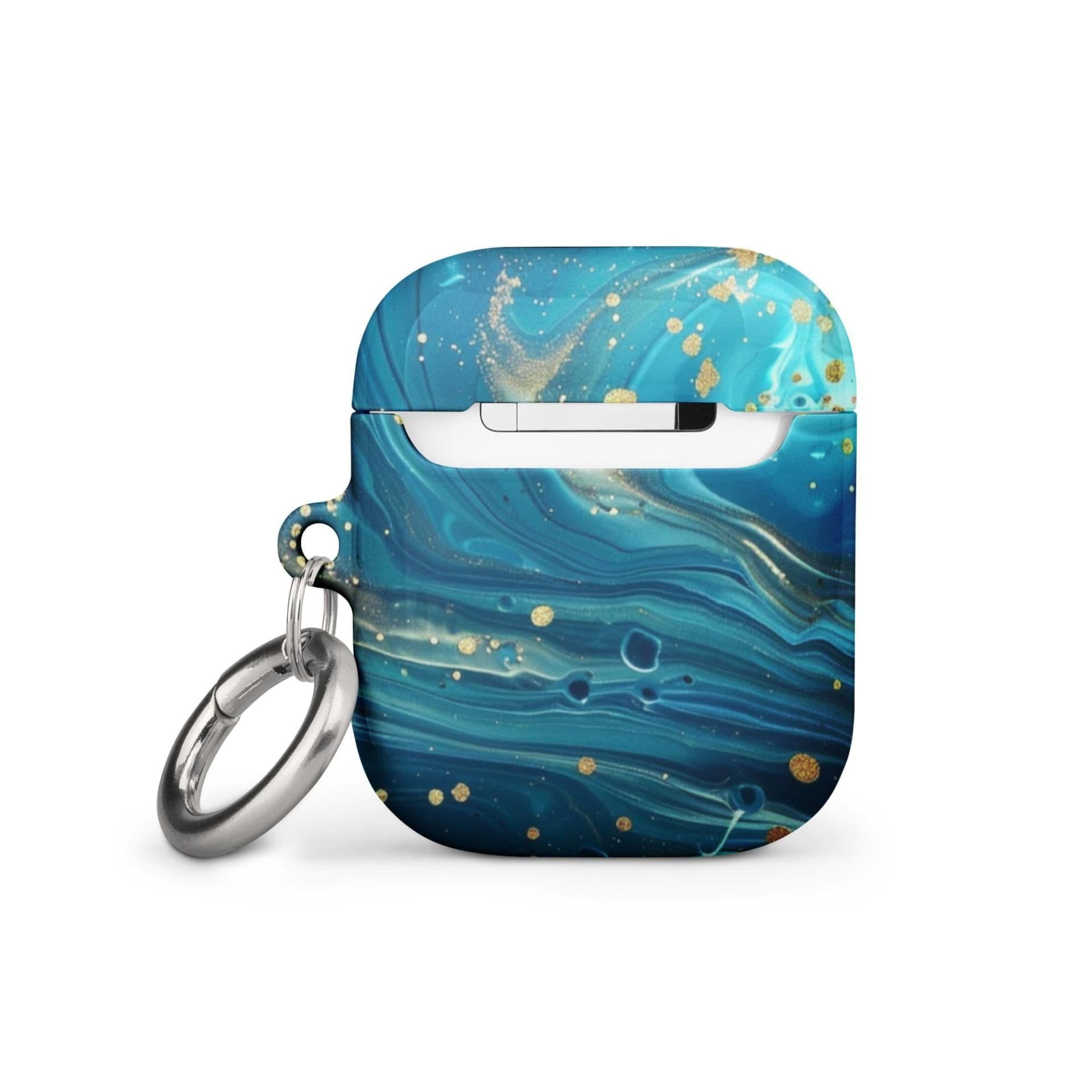image-Turquoise Swirl Case for AirPods
