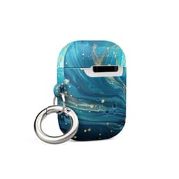 image-Turquoise Swirl Case for AirPods