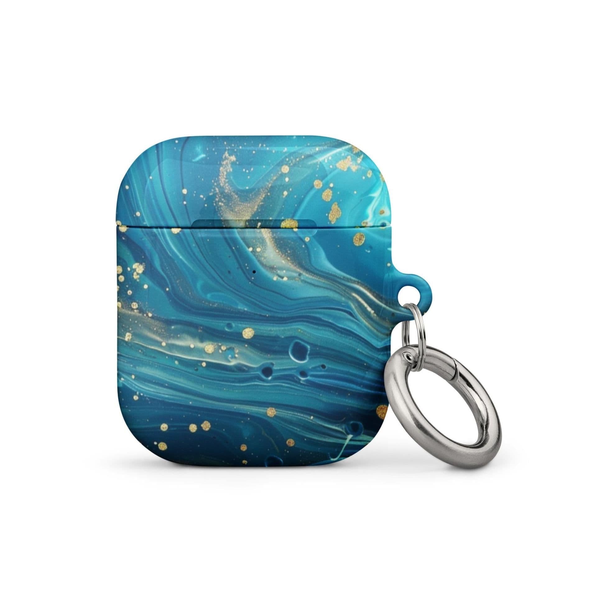 image-Turquoise Swirl Case for AirPods