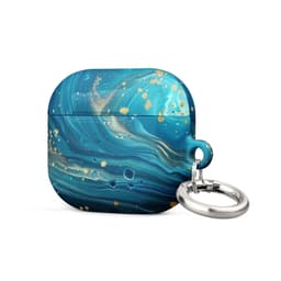 image-Turquoise Swirl Case for AirPods