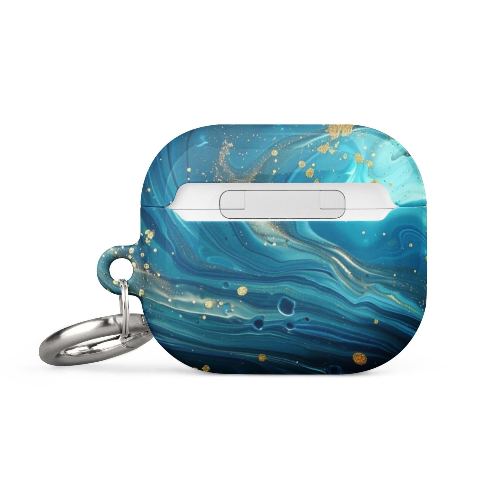 image-Turquoise Swirl Case for AirPods