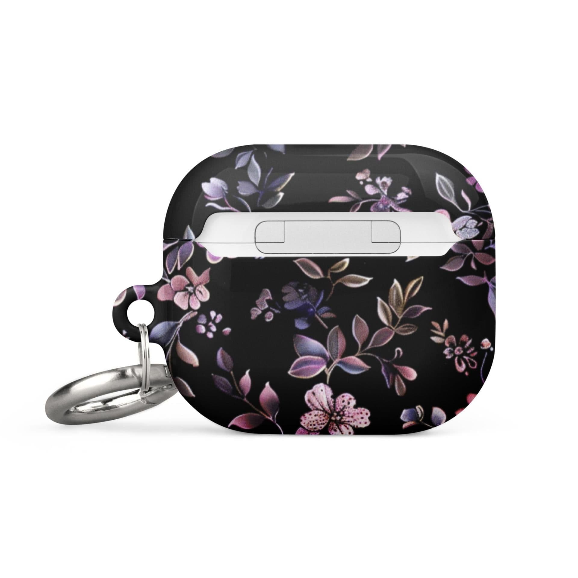image-Black Floral Case for AirPods