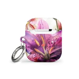 image-Watercolor Lily Case for AirPods