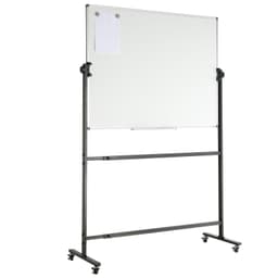 image-VEVOR Rolling Magnetic Whiteboard, Double-sided Mobile Whiteboard 48x36 Inches, Adjustable Height Dry Erase Board with Wheels, 1 Magnetic Erase & 3 Dry Erase Markers & Movable Tray for Office School