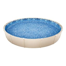 image-VEVOR 18-ft Round Above Ground Pool Liner, Unibead Pool Liners, Standard Gauge, 52inch Wall Height, Designed for Steel Sided Above-Ground Swimming Pools
