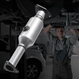 image-VEVOR Catalytic Converter, Compatible with Honda Accord 2.4L 2003 2004 2005 2006 2007, 2.4L L4 Engine, Rear, Replacement OE 16299, Stainless Steel Material, for Quick Exhaust Gas Purification