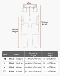image-VEVOR FR Pants for Men, 9 oz 100% Cotton, Flame-Resistant Cargo Pants with Multi-Pockets and Elastic Waist, Reinforced Tear-proof Stitching, Ideal for Welding Work and Casual Wear, XXL Size, Khaki