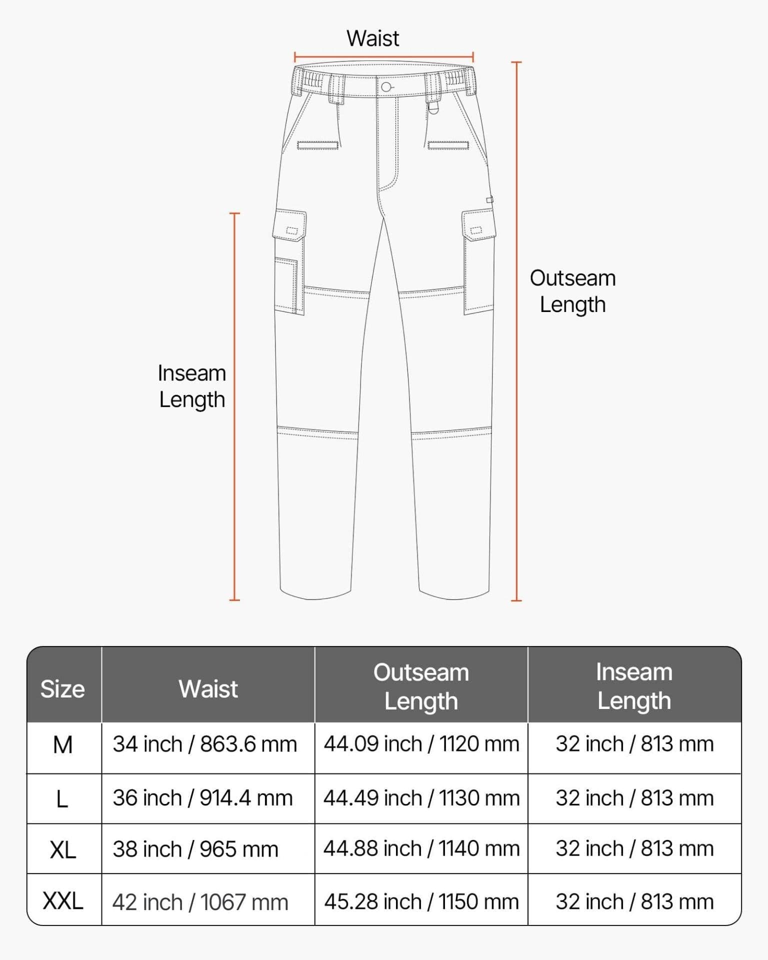 image-VEVOR FR Pants for Men, 9 oz 100% Cotton, Flame-Resistant Cargo Pants with Multi-Pockets and Elastic Waist, Reinforced Tear-proof Stitching, Ideal for Welding Work and Casual Wear, XXL Size, Khaki