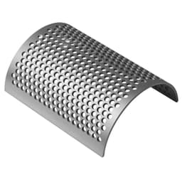 image-VEVOR Screen Mesh for Plastic Shredder, High-Quality Steel Durable Mesh, 0.39 in/10 mm High-Precision Aperture Screen, Compatible with Model 300 Plastic Grinder, Suitable for Medium Particle Recycling