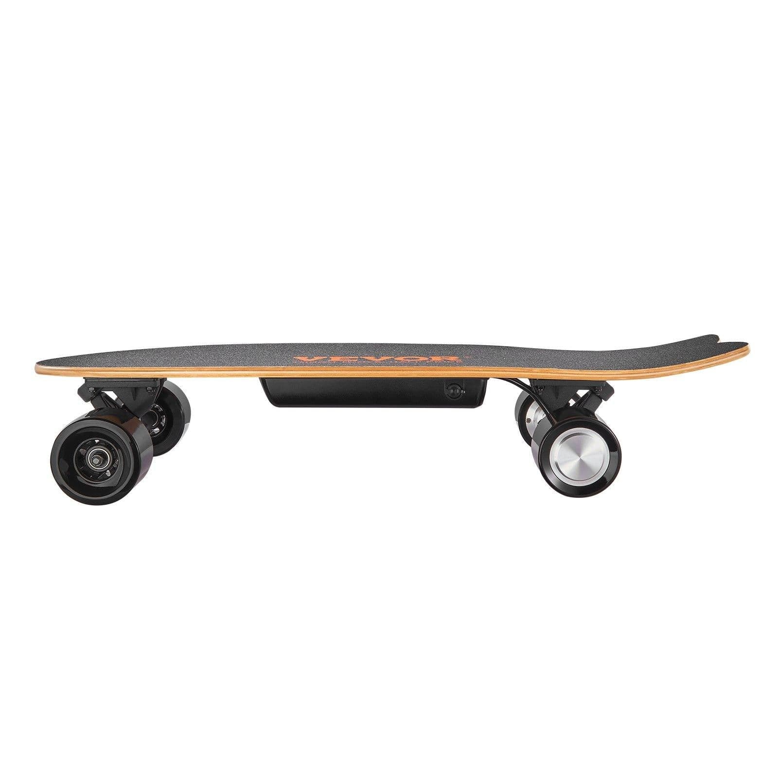 image-VEVOR Electric Skateboard with Remote, 13.7 Mph Top Speed & 7.5 Miles Max Range Skateboard Longboard, 3 Speeds Adjustment Skateboards, Easy Carry Handle Design, Suitable for Adults & Teens Beginners