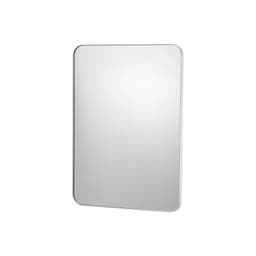 image-VEVOR Wall Mounted Makeup Mirror, 0.15" Thick, 22" x 30" Mirror with Aluminium Alloy Frame & Explosion-Proof Film, Scratch-Resistant Mirror with Z-Shaped Bracket, Fit for Bathroom/Bedroom/Living Room