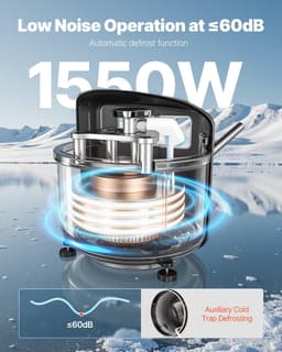 image-VEVOR Vacuum Freeze Dryer Machine, 8.8-13.2 LBS/Batch Food Freeze Drying Machine with 4-Layer Trays, Vacuum Pump, Adjustable Timer and Temperature Control, for Fruits Vegetables Meat, White