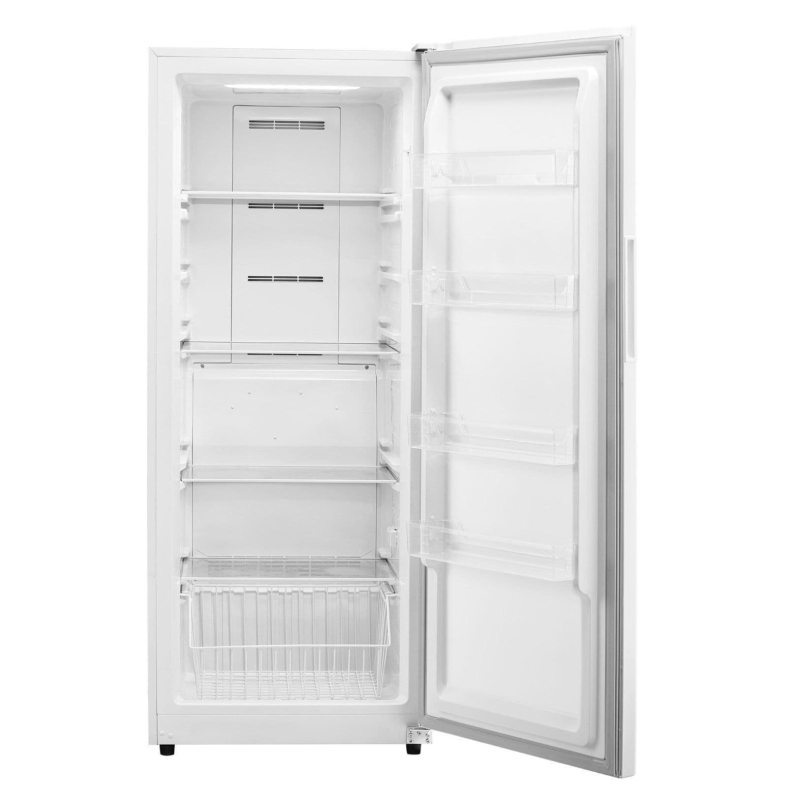 image-VEVOR Convertible Freezer/Refrigerator, 17 Cu.Ft Frost Free Upright Freezer with Temp Control Panel, Door Open too Long Alarm, Adjustable Shelves and LED, Standing Fridge for Kitchen, Office, Garage