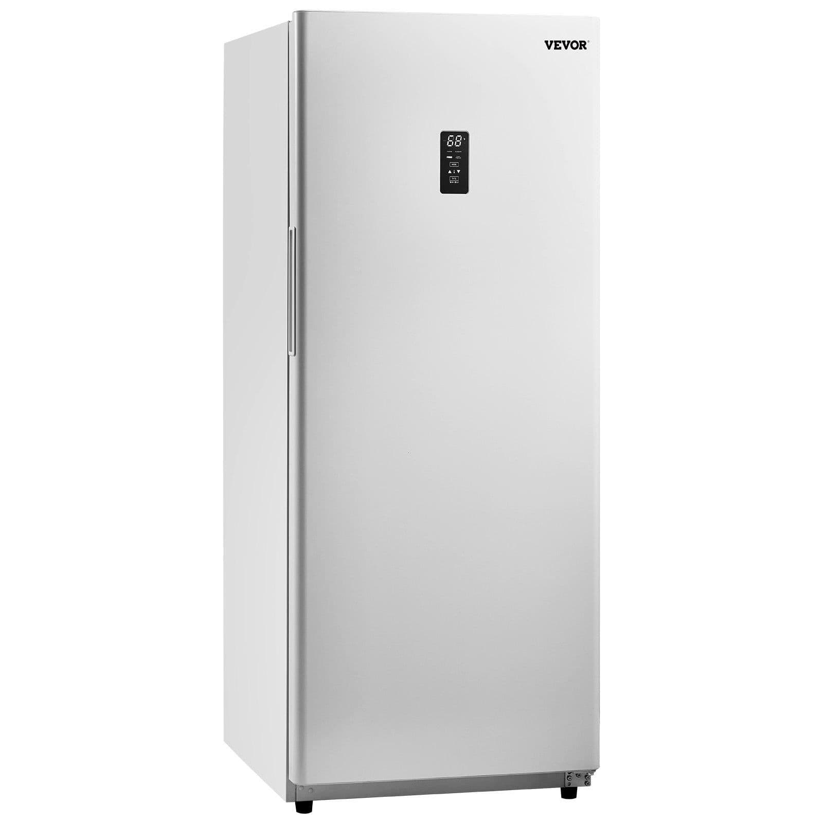 image-VEVOR Convertible Freezer/Refrigerator, 17 Cu.Ft Frost Free Upright Freezer with Temp Control Panel, Door Open too Long Alarm, Adjustable Shelves and LED, Standing Fridge for Kitchen, Office, Garage