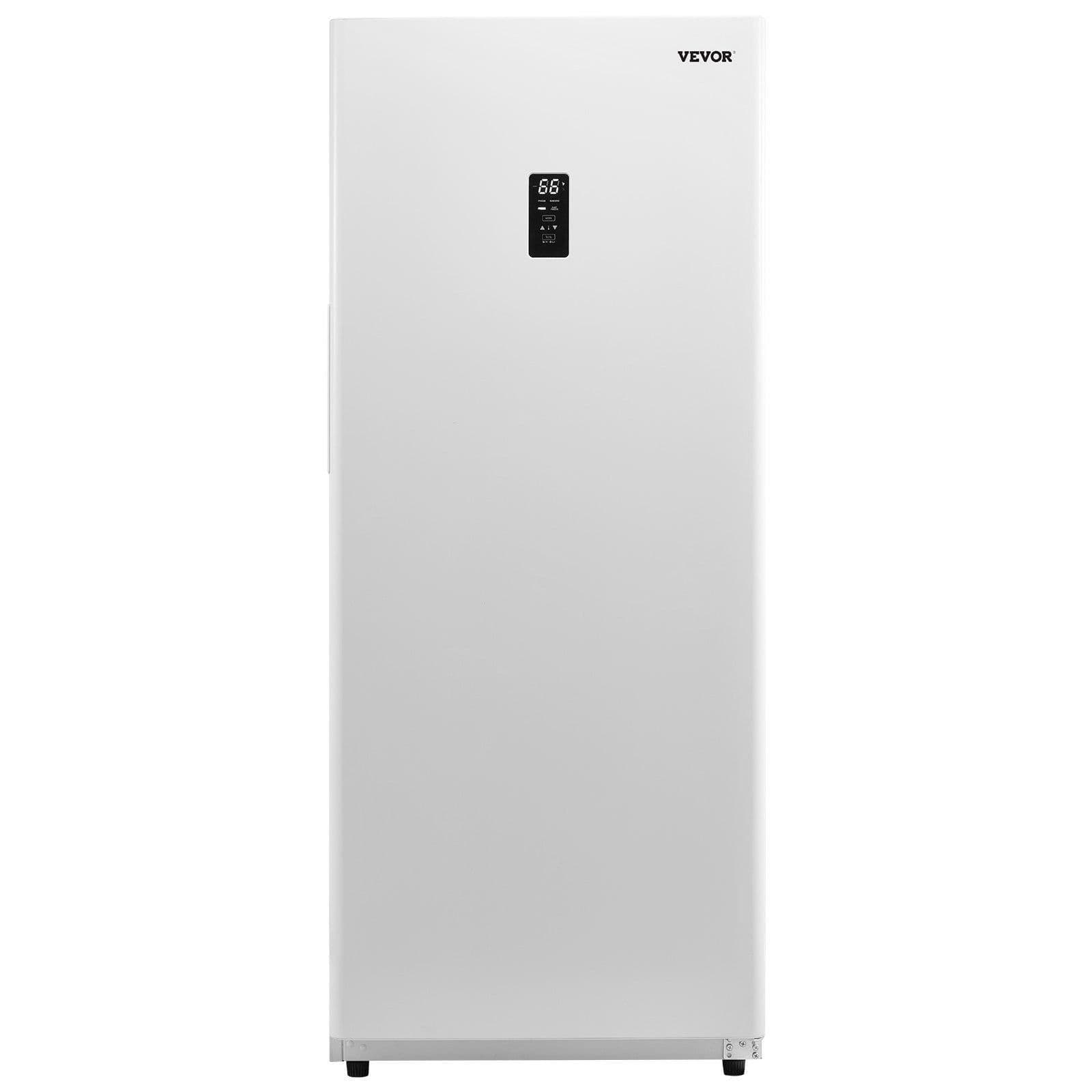 image-VEVOR Convertible Freezer/Refrigerator, 17 Cu.Ft Frost Free Upright Freezer with Temp Control Panel, Door Open too Long Alarm, Adjustable Shelves and LED, Standing Fridge for Kitchen, Office, Garage