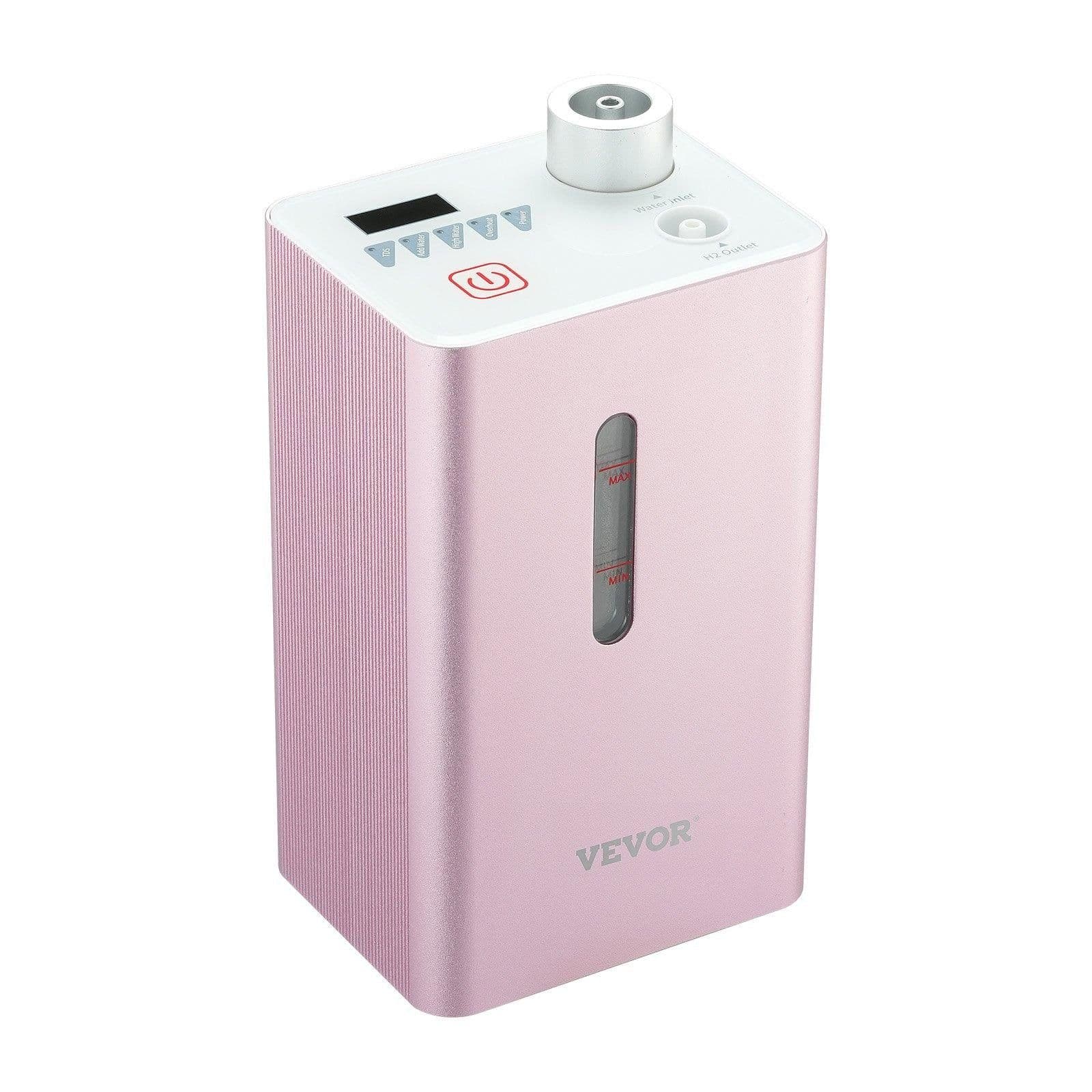 image-VEVOR Hydrogen Inhalation Machine, 99.99% High Purity Hydrogen Inhaler, HO-Separated 180ml/min (120 H+60 O) Dual Port Hydrogen Oxygen Inhaler, Hydrogen-Rich Water Generator for Home Travel
