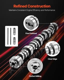 image-VEVOR Lifter Camshaft Kit, 13-Piece Set, Gray Cast Iron Engine Cam, Compatible with Norris trucks from 1999-2013 GM Gen3/4, Fit 1999-2013 LS-Based Engines (Silverado, Sierra, Tahoe, Yukon/LS1)