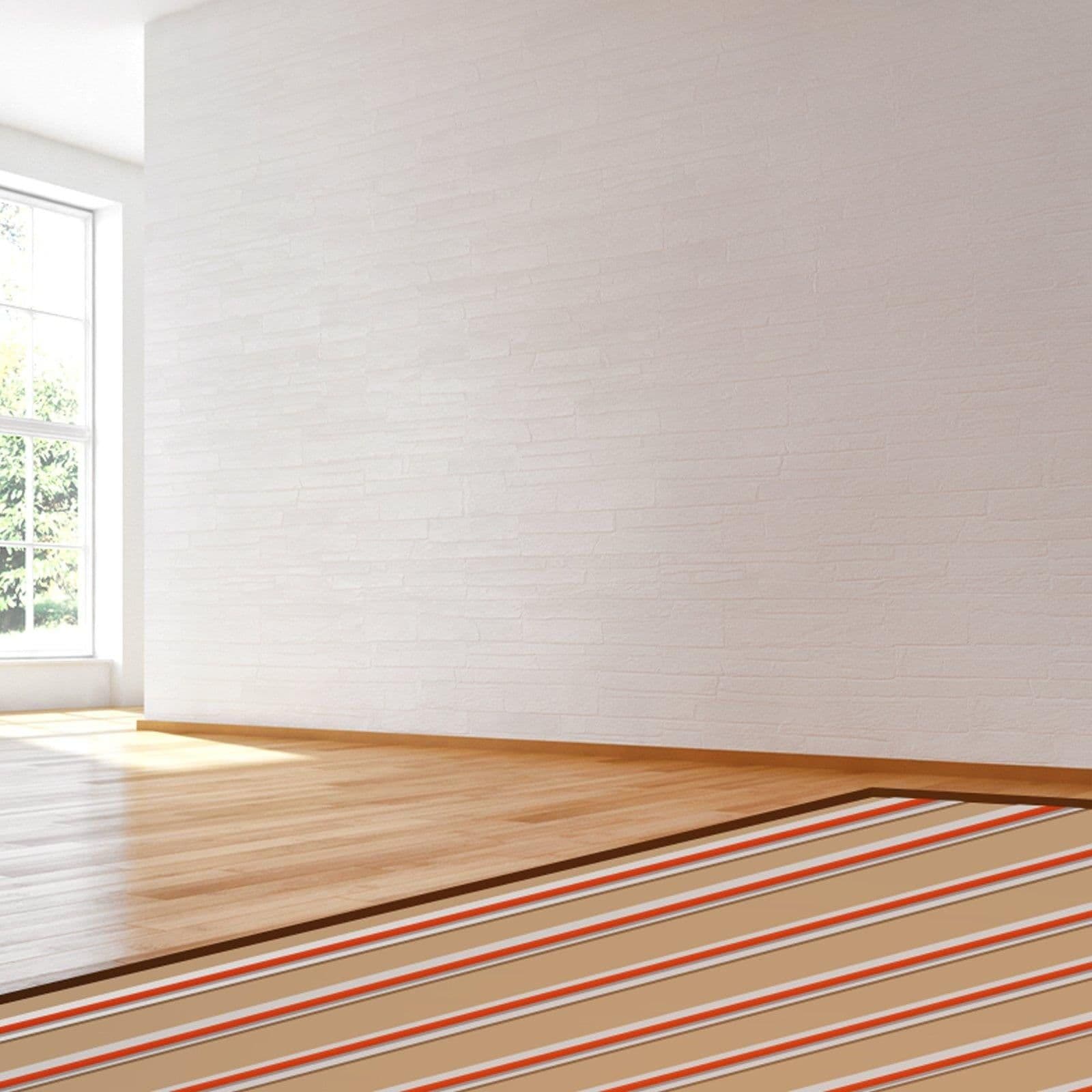 image-VEVOR PEX Heat Transfer Plates 2 ft, Radiant Heat Plates for 3/4" PEX Pipe, Durable Aluminum & Easy Trimming and Install Underfloor Heat Tubing Plates, Perfect for Wooden Floors (200pcs)