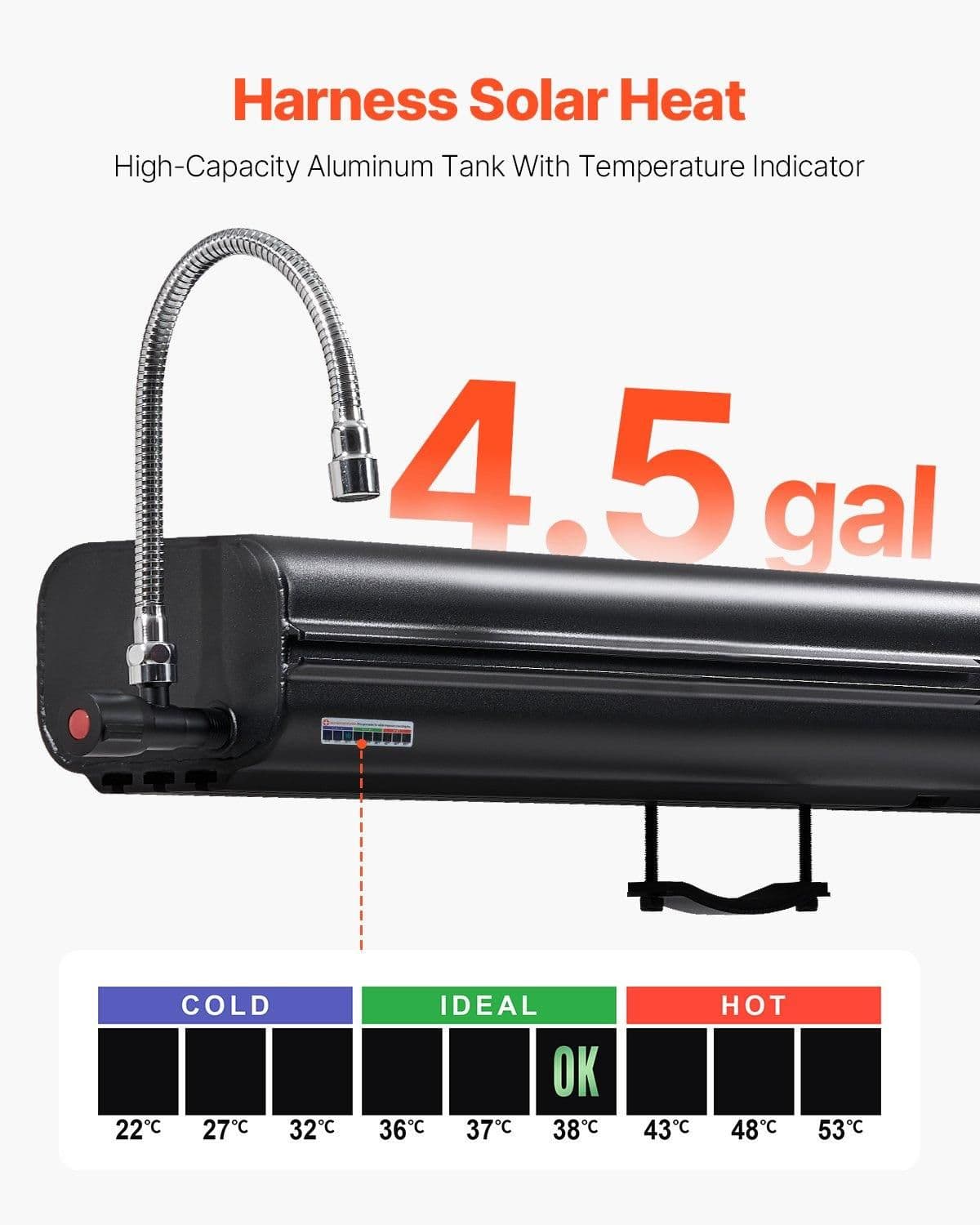 image-4.5 Gal Roof Rack Water Tank Portable Water Tank with Splash-Guard Panel