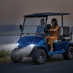 image-VEVOR Golf Cart Light Kit, 12 Volt, LED Headlight and Tail Light Kit with Wiring Harness, Switch, Zip Ties, ABS Housing, High-Brightness, Waterproof and Dustproof, Fit for EZGO TXT 1996-2013 Models