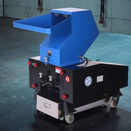 image-VEVOR Plastic Shredder Crusher, 10HP/7.5KW Plastic Bottle Grinder Granulator, 250-450kg/h Capacity Pulverizer Recycling Machine with Wheels, SDK-11 Blade & 10mm Mesh for PVC PTFE (220V 60Hz 3-Phase)