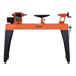 image-VEVOR Woodworking Lathe, 1.5 HP, Wood Lathe Machine with 0 to 3200 RPM Variable Speed, 16 x 40 in Workbench, Brushless DC Motor, Cast Iron Body, Tool Rest, for Medium to Large Projects Woodworking