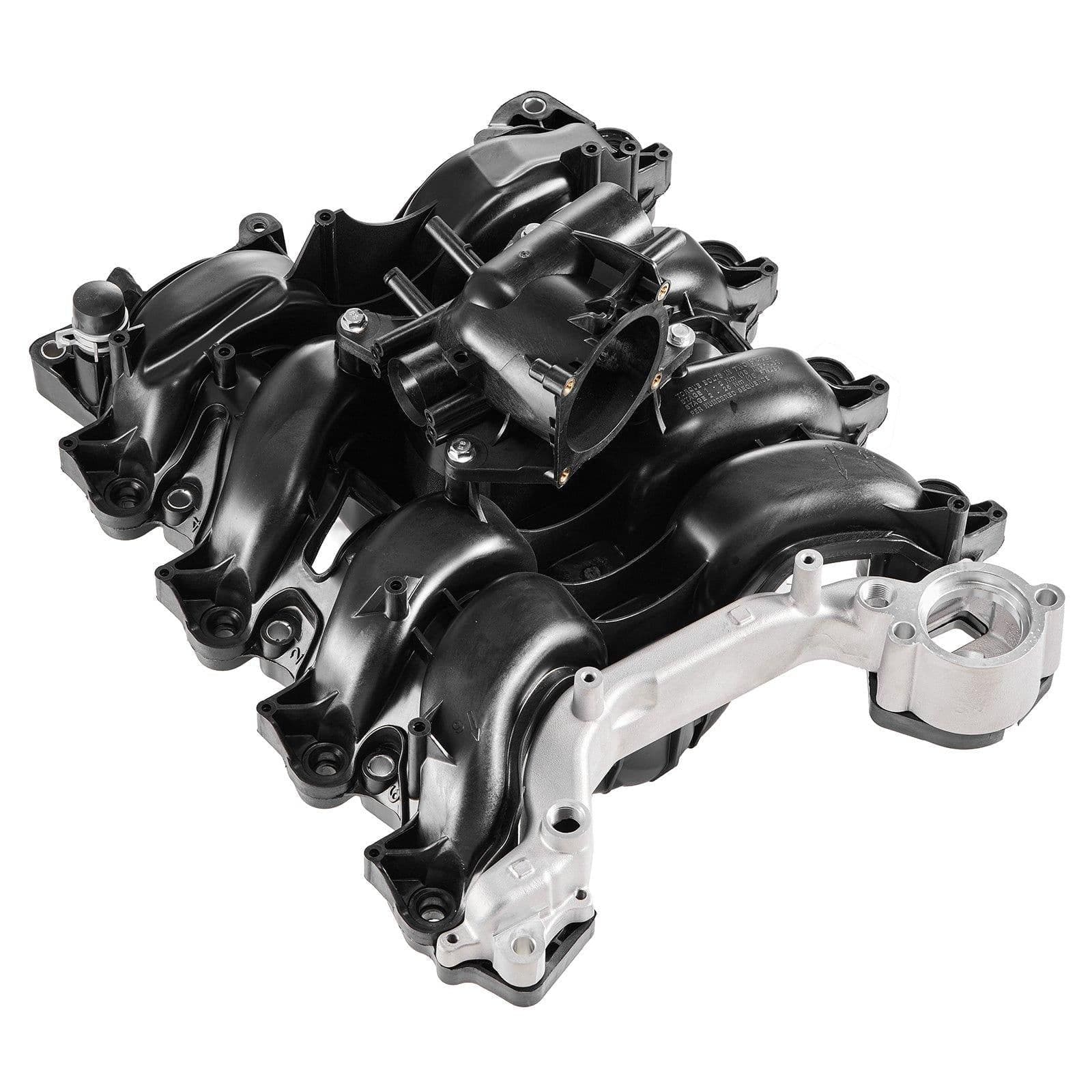 image-VEVOR Intake Manifold, with Gasket, Engine Intake Manifold Assembly Compatible with 2007-2008 Ford F-150 / E-150 / E-250, Automotive Engine Replacement Kit Replace 615-375, 7L3Z-9424-B, 7L3Z-9424-F