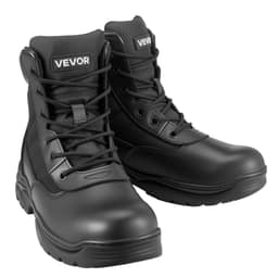 image-VEVOR Men's Military Tactical Boots, 6 inch Combat Hiking Work Boots, Lightweight & Breathable & Sturdy Mens Motorcycle Interceptor Trooper Boot, for Outdoor Security Mountaineering, US Size 10.5