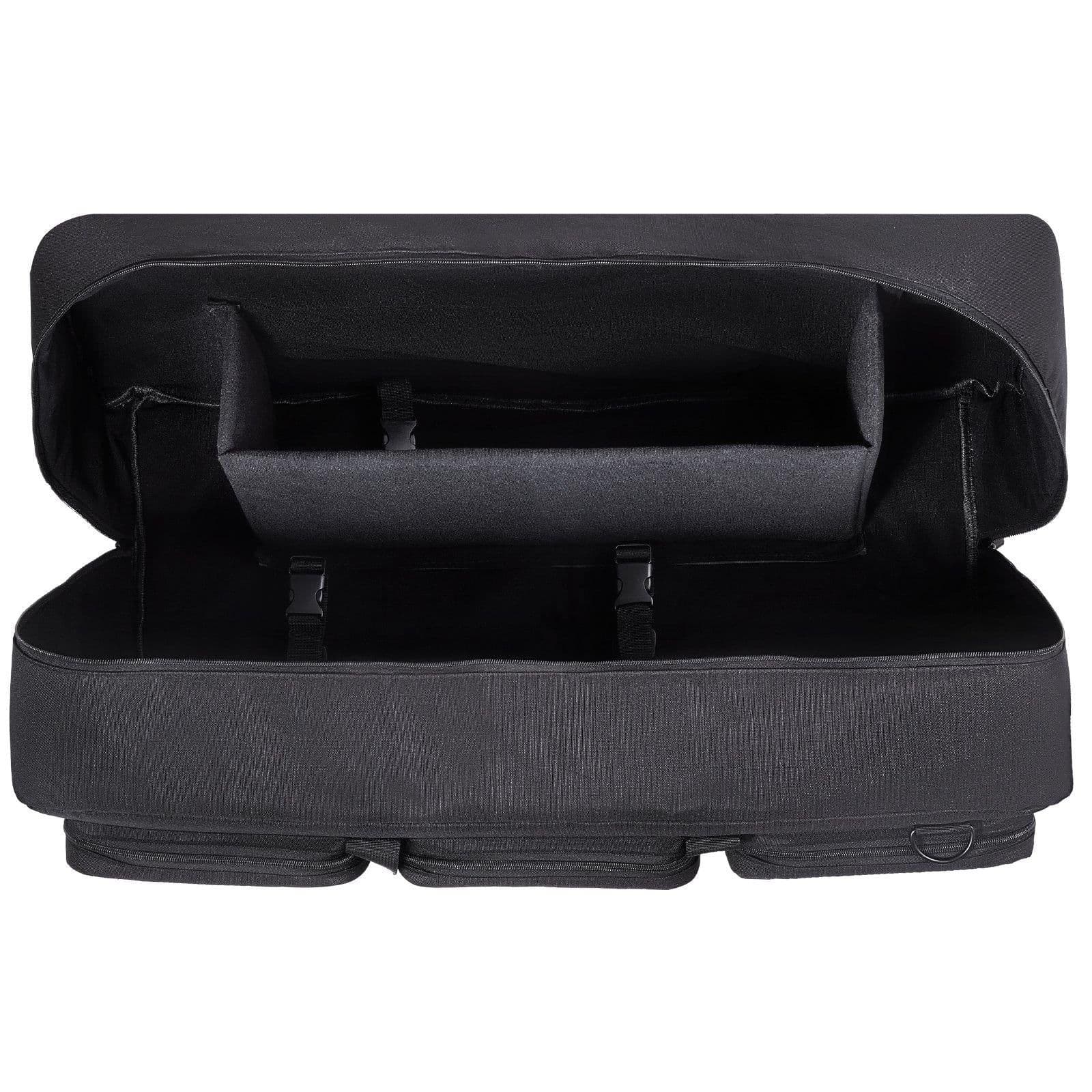 image-VEVOR Telescope Case, 30”, Telescope Storage Bag with Fixed Buckles, Multi-Pocket & Detachable Divider, Shock-Absorbent Telescope Travel Carrying Case for Optical Tube & Tripod, Counterweight Pocket