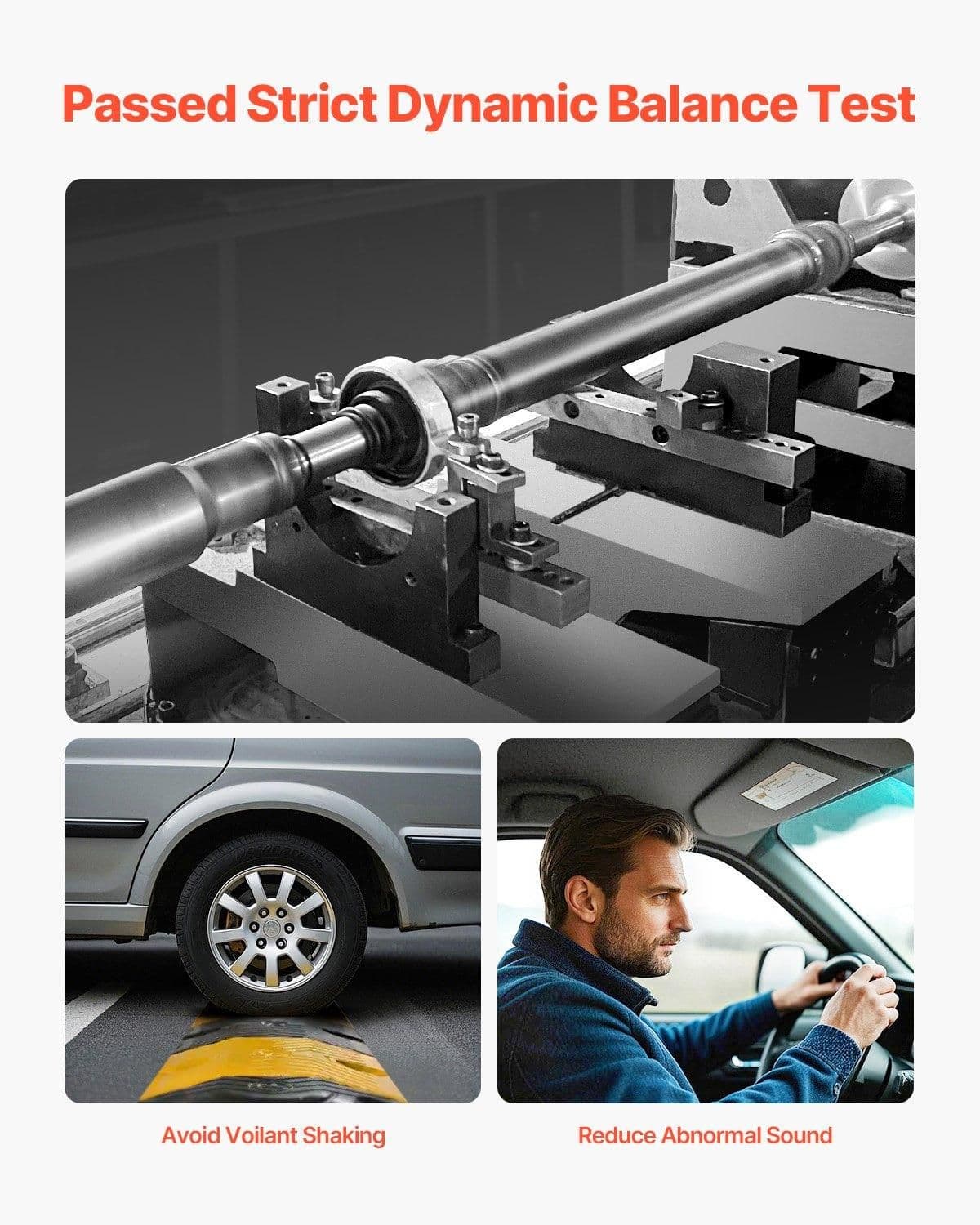 image-VEVOR Front Drive Shaft, 73.9" Prop Shaft Driveshaft Assembly Compatible with 2014-2017 Polaris RZR XP 1000, Replace #PRP-PO-09-006 1333350 1333424