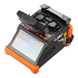 image-VEVOR Fiber Fusion Splicer 6 Motors, Core & Clad Alignment Fibers Optic Splicer with 6s Fast Splicing and 13s Heating, 5" Touch Screen, 3 in 1 Fiber Holder, 7800mAh Battery for SM MM DS NZDS Fibers