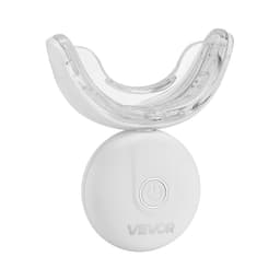 image-VEVOR Teeth Whitening Kit with LED Light, 32 LED Accelerator Lights, Whitening Strips, Pens and Gel Syringes, U-Shaped Tray, Wireless Portable Kit Fast and Effectively Removes Stubborn Stains