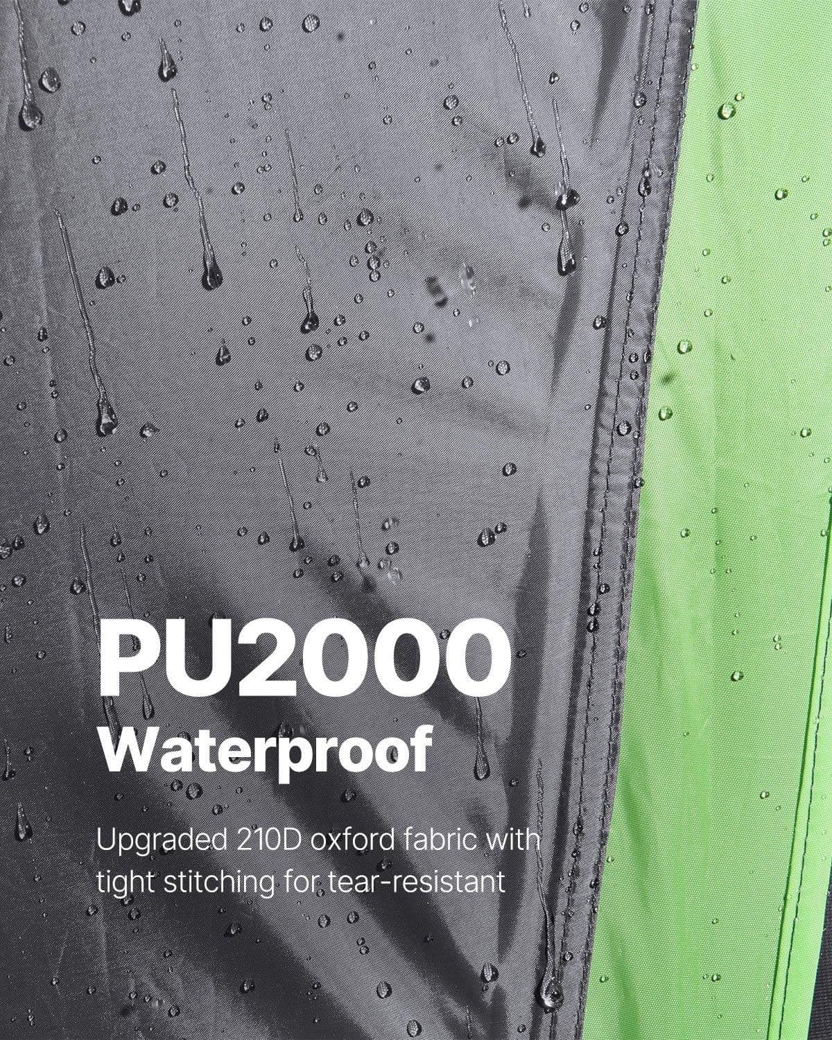image-VEVOR Pickup Truck Tent, Fits 5.0-5.2 ft Truck Tents for Camping, Waterproof PU2000 mm 2-3 Person Sleeping Truck Bed Tent, Sturdy Truck Bed Camper Shell with Expandable Awning, Rainfly, Storage Bag