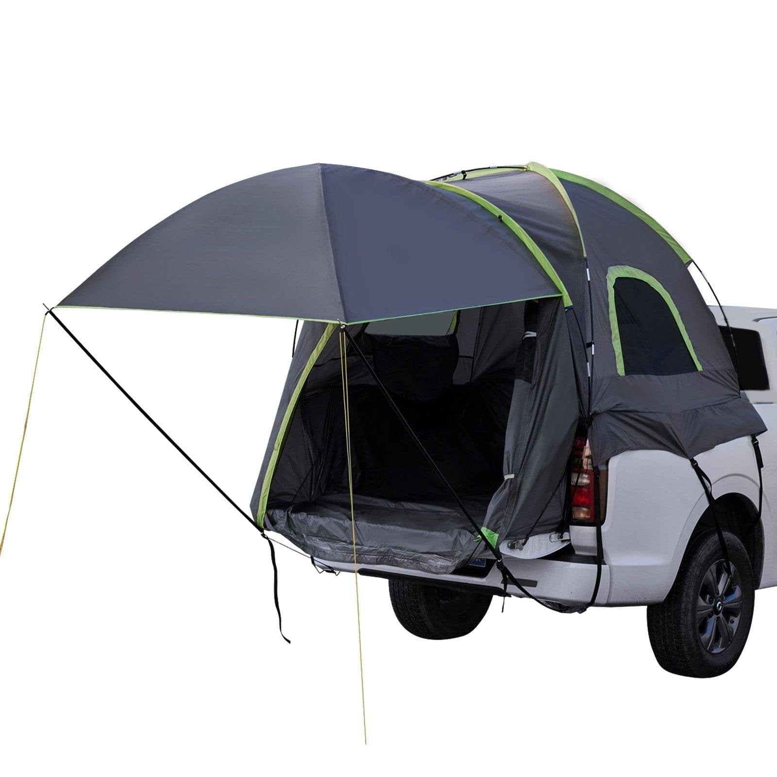 image-VEVOR Pickup Truck Tent, Fits 5.0-5.2 ft Truck Tents for Camping, Waterproof PU2000 mm 2-3 Person Sleeping Truck Bed Tent, Sturdy Truck Bed Camper Shell with Expandable Awning, Rainfly, Storage Bag