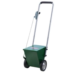 image-VEVOR Dry Line Marker, 2-Wheel, 2 or 4 in Lines, Field Dry Line Chalker, Adjustable Line Marker, with Rubber Adjustment Handle, 25 lbs Large Powder Capacity, for Baseball and Softball Infield, Green