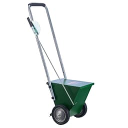 image-VEVOR Dry Line Marker, 2-Wheel, 2 or 4 in Lines, Field Dry Line Chalker, Adjustable Line Marker, with Rubber Adjustment Handle, 25 lbs Large Powder Capacity, for Baseball and Softball Infield, Green