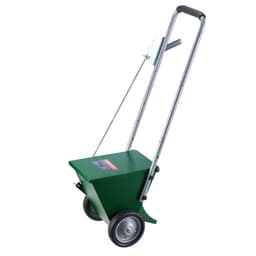 image-VEVOR Dry Line Marker, 2-Wheel, 2 or 4 in Lines, Field Dry Line Chalker, Adjustable Line Marker, with Rubber Adjustment Handle, 25 lbs Large Powder Capacity, for Baseball and Softball Infield, Green