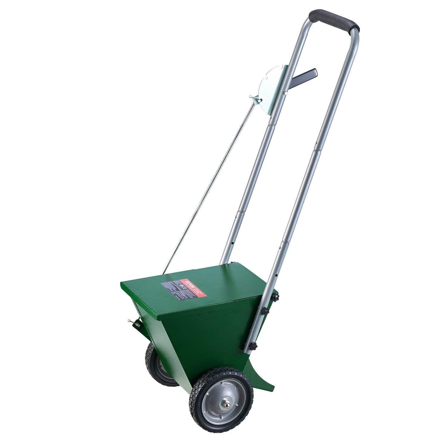 image-VEVOR Dry Line Marker, 2-Wheel, 2 or 4 in Lines, Field Dry Line Chalker, Adjustable Line Marker, with Rubber Adjustment Handle, 25 lbs Large Powder Capacity, for Baseball and Softball Infield, Green