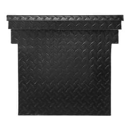 image-VEVOR Crossover Truck Tool Box, 72x20x14 In, Heavy Duty Aluminum Toolbox with Diamond Texture, Pick Up Truck Bed RV Trailer Toolbox, Waterproof Storage Organizer with Lock, Keys, Side Handles, Black