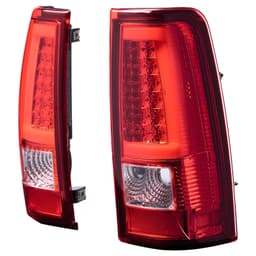 image-VEVOR Tail Light Assembly Compatible with 2003-2006 Chevy Silverado 1500 1500 HD 2500 2500 HD 3500, 2007-2007 Chevy Classic, 2PCS Driver & Passenger Side LED Taillight Brake Lamps with Bulbs, Red