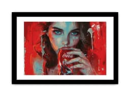 image-Coca Cola Framed Framed Print