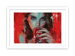 image-Coca Cola Framed Framed Print