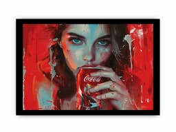 image-Coca Cola Framed Framed Print