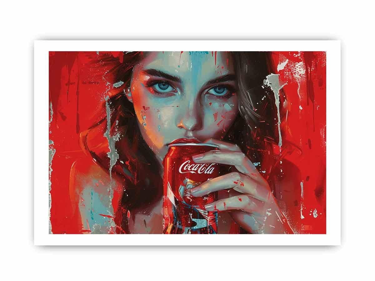 image-Coca Cola Framed Framed Print